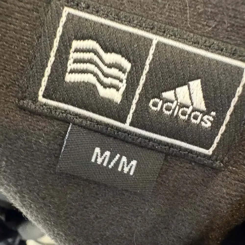 Adidas Climaproof Black Full Zip Lightweight Windbreaker Jacket